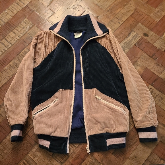 Vintage 1970's Telemark, Sears, Corduroy bomber sports jacket. - Picture 5 of 6